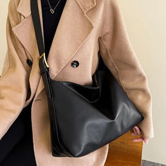 Vintage PU Leather Shoulder Crossbody Tote Bags for Women