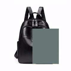 Vintage PU Leather Travel Women Shopping Backpack Student School Bags