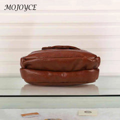 Vintage PU Women Handbag Shoulder Tote Bag Zipper Mobile Phone Pouch