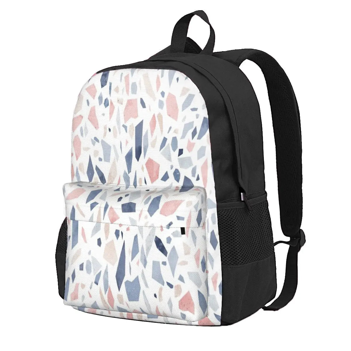 Pastel Pink Beige Backpack Men Women Schoolbag Child School Backpack