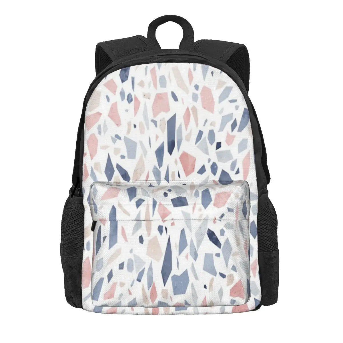 Pastel Pink Beige Backpack Men Women Schoolbag Child School Backpack