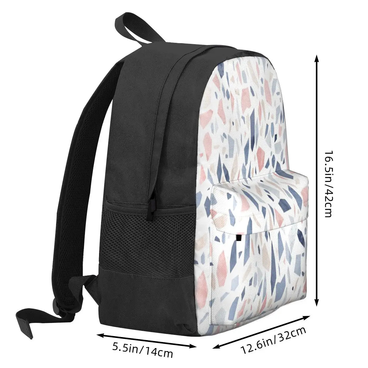 Pastel Pink Beige Backpack Men Women Schoolbag Child School Backpack