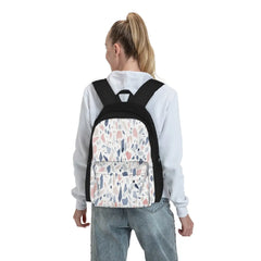 Pastel Pink Beige Backpack Men Women Schoolbag Child School Backpack