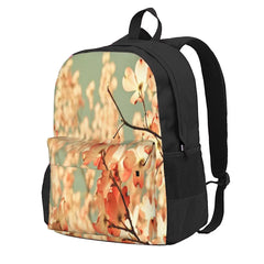 Vintage Pink Spring Flowers Backpacks Men's Backpacks Bags For Women