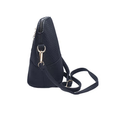 Vintage Plaid Crossbody Bag Women PU Leather Shoulder Bag