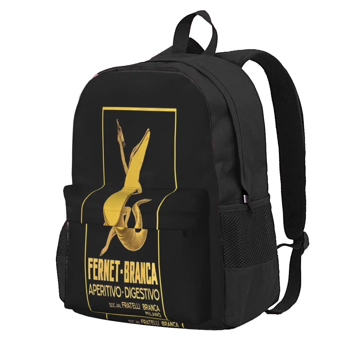 Vintage Poster Backpacks for Men and Women