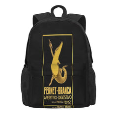 Vintage Poster Backpacks for Men and Women