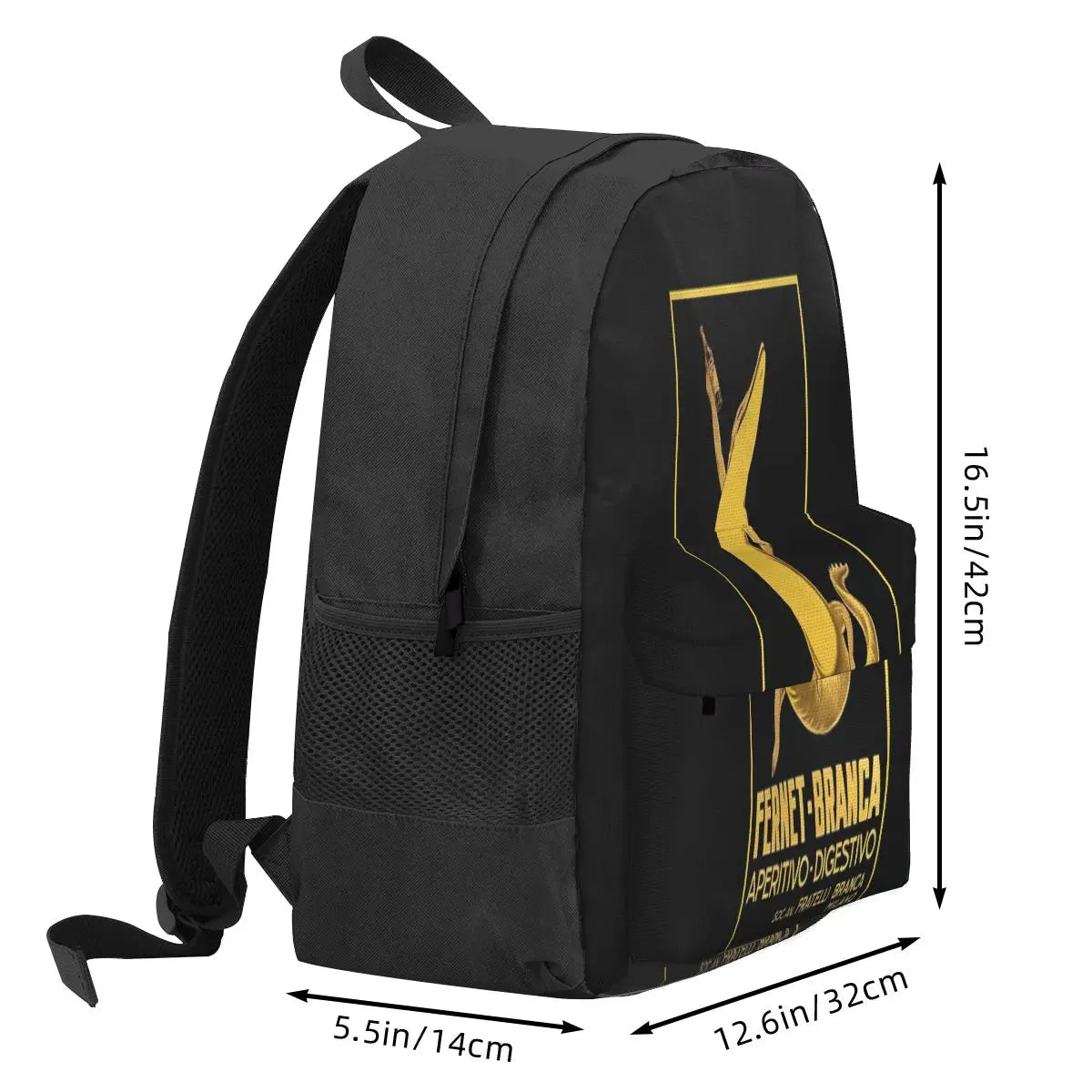 Vintage Poster Backpacks for Men and Women