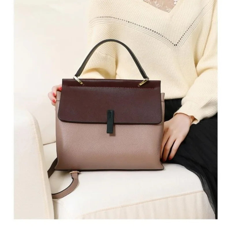 Vintage PU Leather Bags Women Messenger Bags High Female Leather Handbags