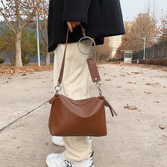 Vintage Black Crossbody Bag for Women