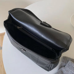 Vintage Chain Leather Shoulder Bags For Women Lady Handbags Travel Purses