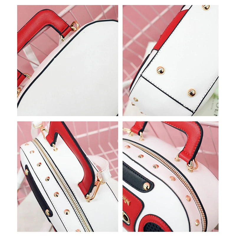 Vintage Radio Women Handbags Shoulder Bags Rock Female Purse