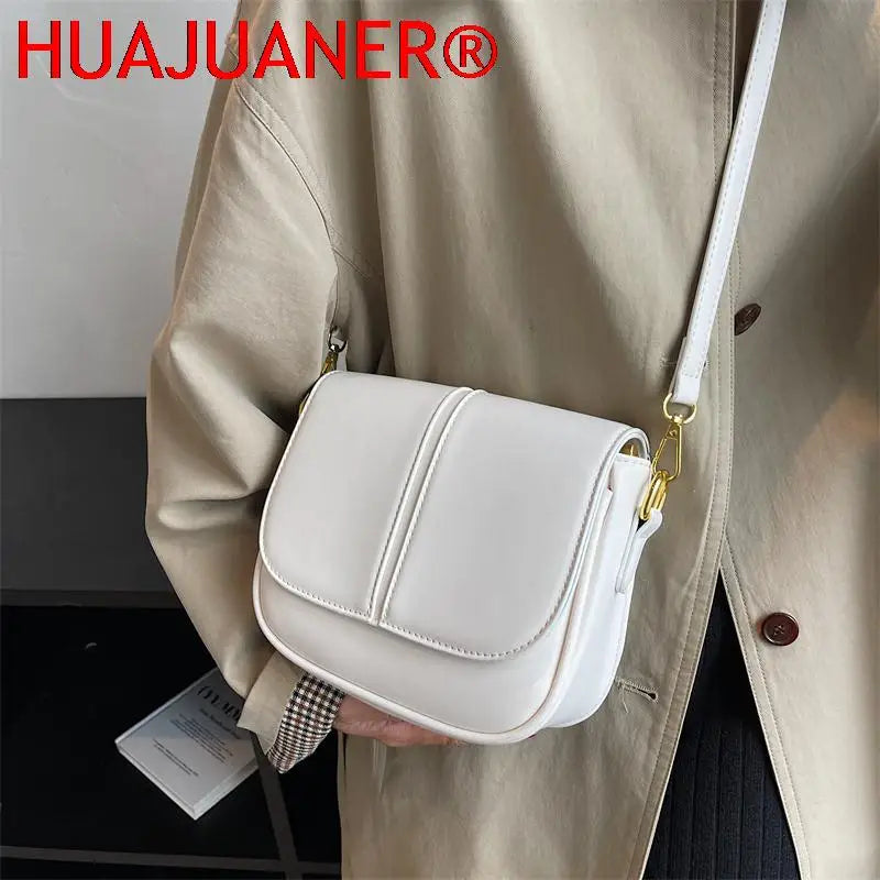 Vintage Saddle Crossbody Bag for Women, Winter Handbag Trend