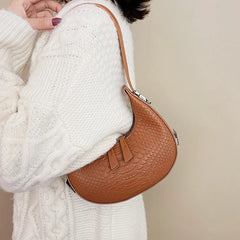 Vintage Serpentine Hobos Shoulder Bags Women Handbags and Purses