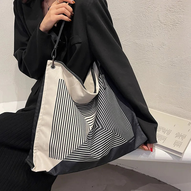 Vintage Shoulder Bags Women Crossbody Large Capacity Nylon Bag Casual All-match
