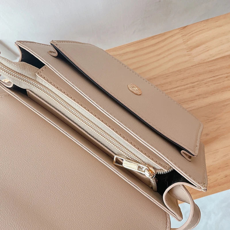 Vintage Shoulder Bags Women PU Leather Crossbody Bag