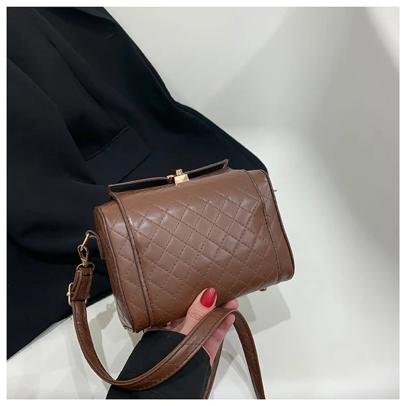 Vintage PU Leather Shoulder Bag Crossbody Flap Purse Handbag Clutch