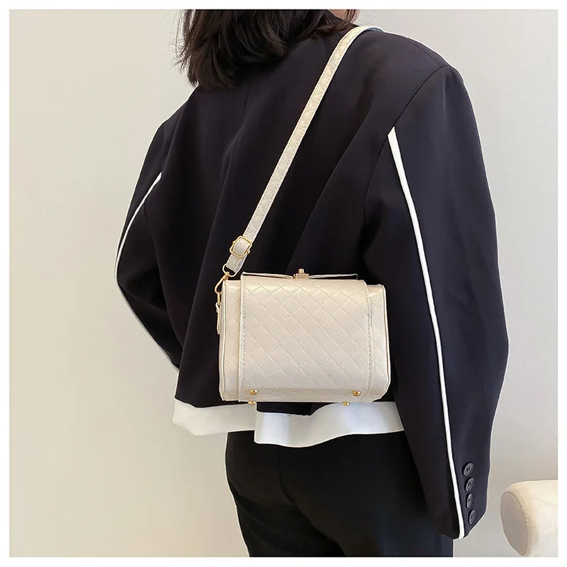 Vintage PU Leather Shoulder Bag Crossbody Flap Purse Handbag Clutch