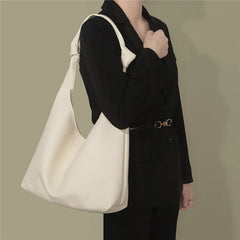 Vintage Shoulder Crossbody Bag PU Leather Women's Handbag Brown