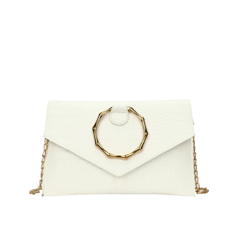 Vintage Shoulder Crossbody Bags for Woman PU Leather Chain Tote Bag