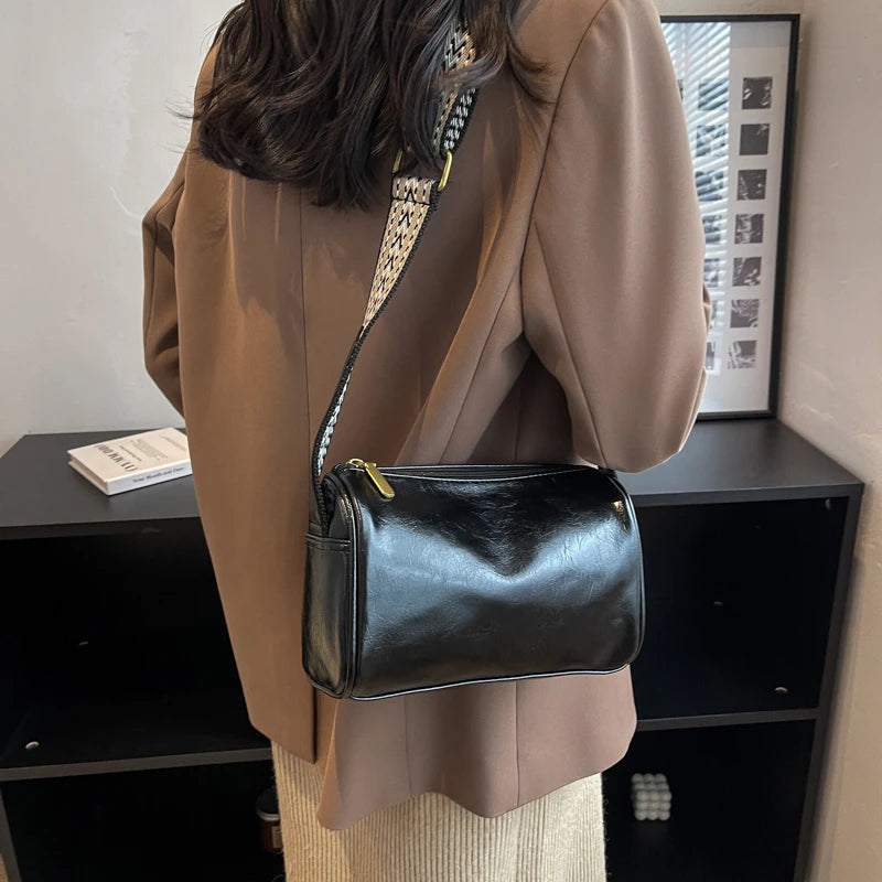 Vintage Shoulder Crossbody Bags for Women PU Leather Handbag and Purses