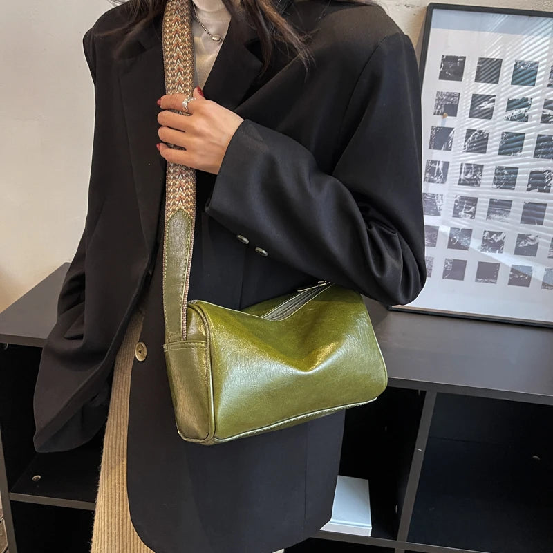 Vintage Shoulder Crossbody Bags for Women PU Leather Handbag and Purses