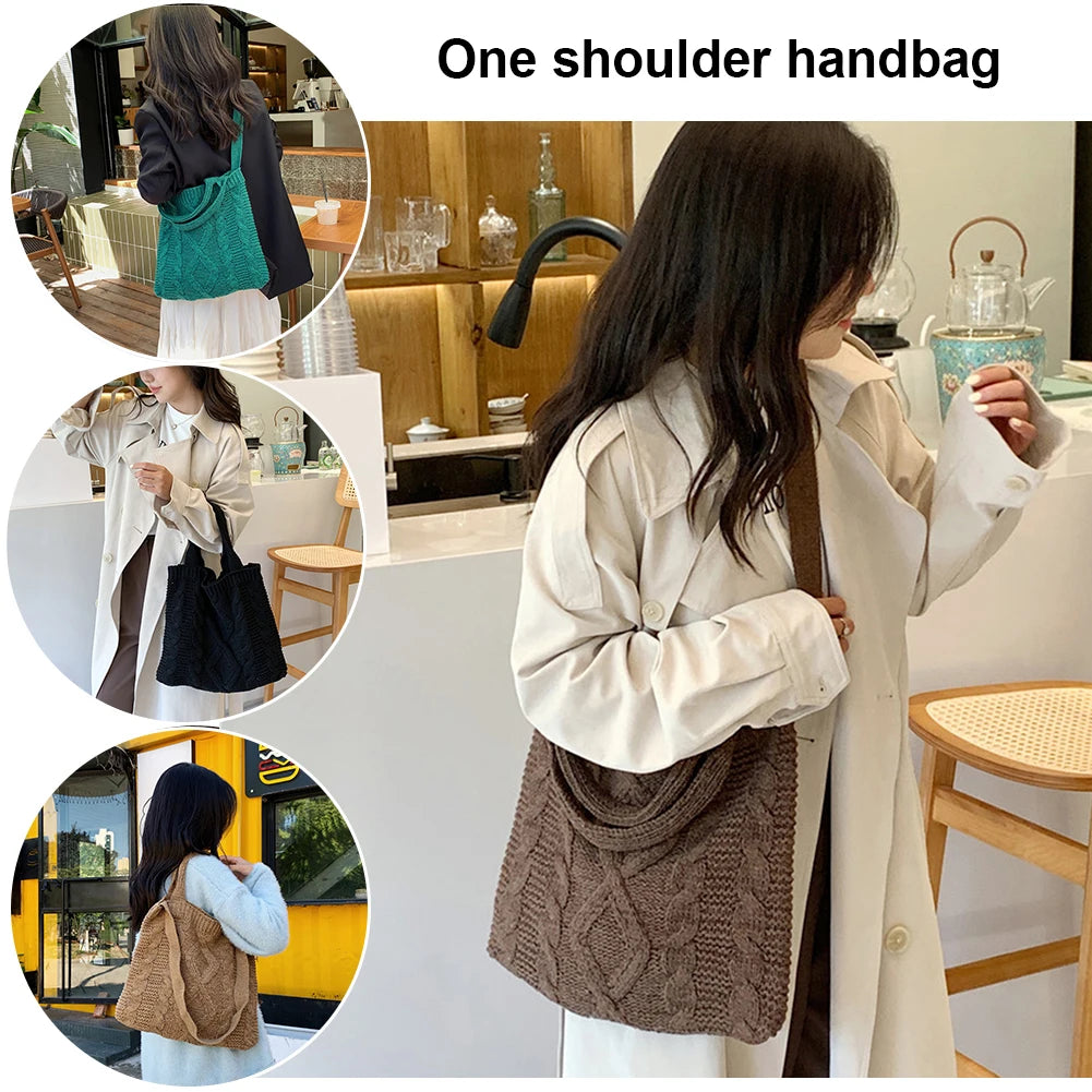 Vintage Shoulder Handbags Large Capacity Women Crossbody Handbags