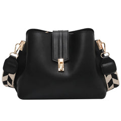 Vintage Casual Bucket Shoulder Bag Crossbody Messenger Handbags PU Leather