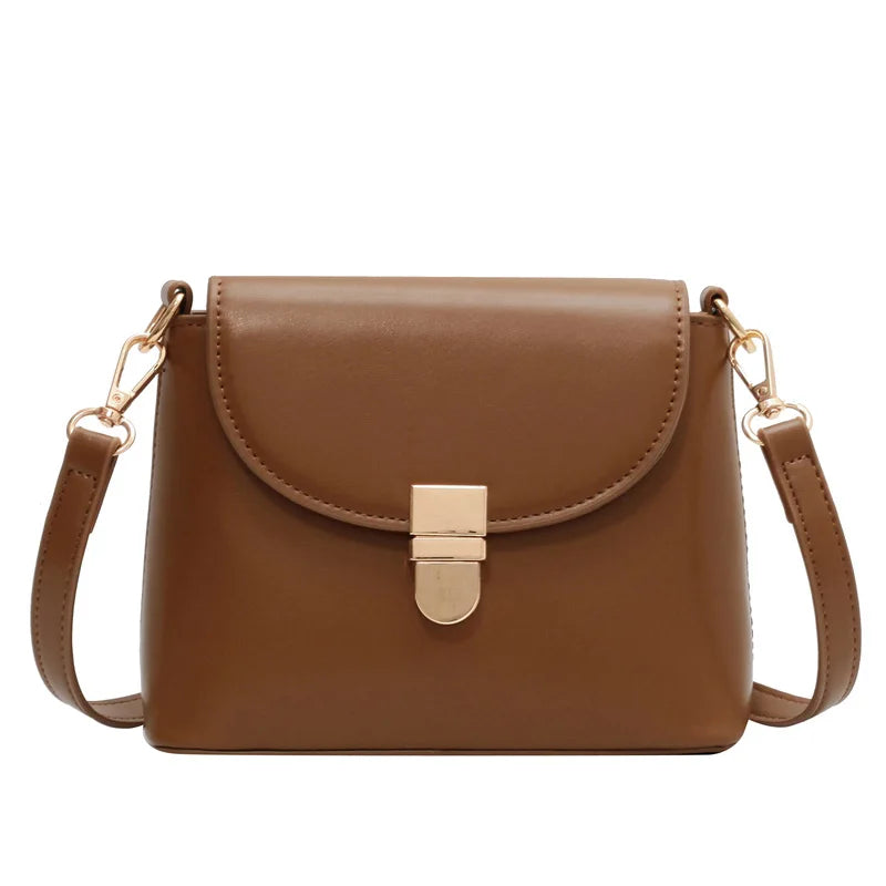 Vintage Mini PU Leather Bucket Crossbody Sling Bags for Women