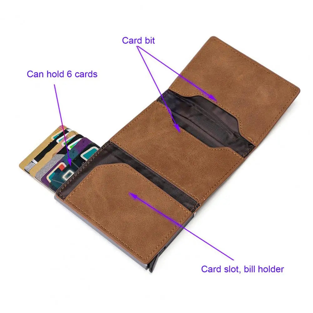 Vintage Slim Purse Men's Mini Wallet Shopping Supplies