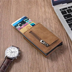 Vintage Slim Purse Men's Mini Wallet Shopping Supplies