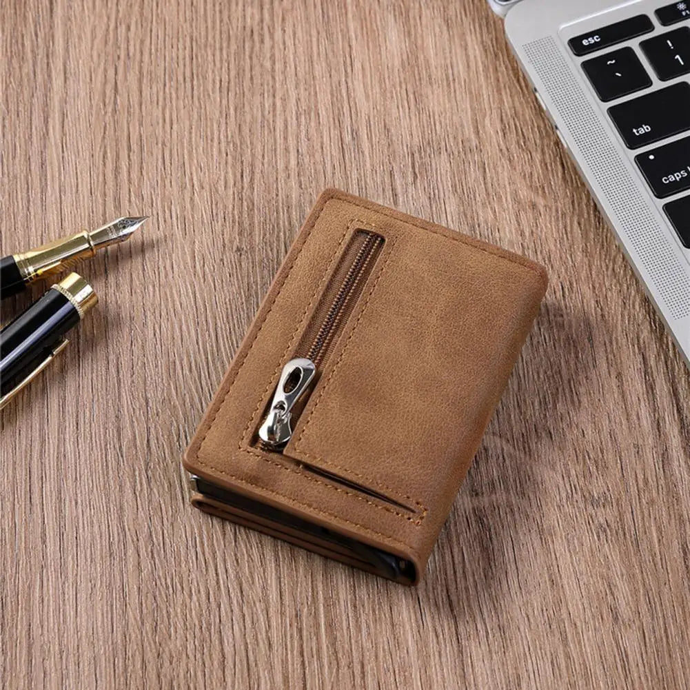 Vintage Slim Purse Men's Mini Wallet Shopping Supplies