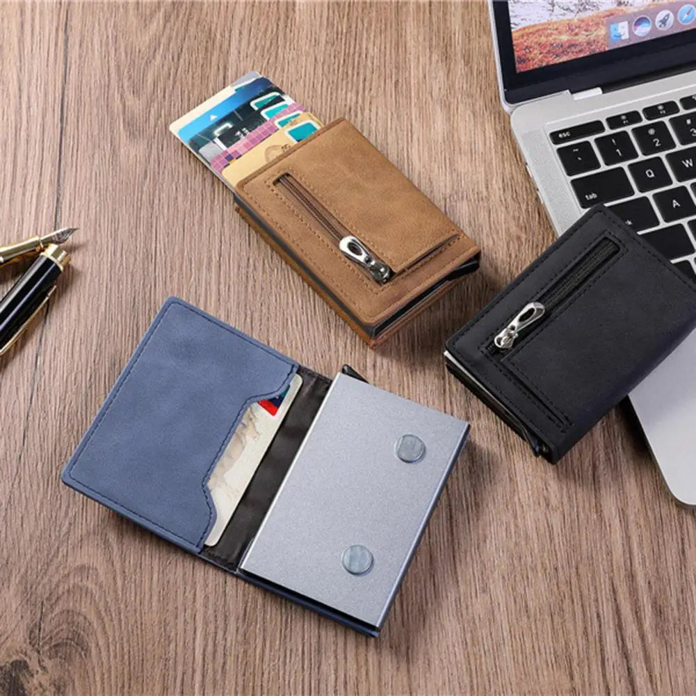 Vintage Slim Purse Men's Mini Wallet Shopping Supplies