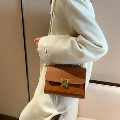 Vintage Small Messenger Bag Women Chain Shoulder Bag Square Female Ladies Cross