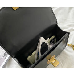 Vintage Small Messenger Bag Women Chain Shoulder Bag Square Female Ladies Cross