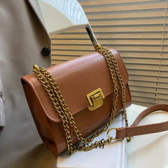 Vintage Small Messenger Bag Women Chain Shoulder Bag Square Female Ladies Cross