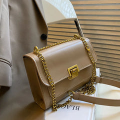 Vintage Small Messenger Bag Women Chain Shoulder Bag Square Female Ladies Cross