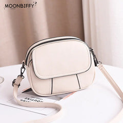 Vintage Small Mini Flap Bag PU Leather Women Shoulder Bag Female Purse Handbags
