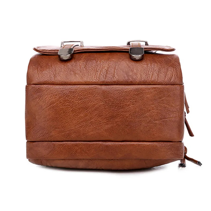 Vintage Women's Small Shoulder Bag Soft PU Leather Crossbody Bag