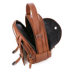 Vintage Women's Small Shoulder Bag Soft PU Leather Crossbody Bag