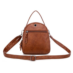 Vintage Women's Small Shoulder Bag Soft PU Leather Crossbody Bag