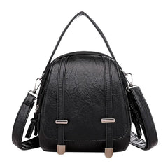 Vintage Women's Small Shoulder Bag Soft PU Leather Crossbody Bag