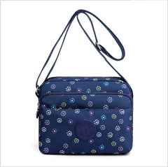 Vintage Nylon Messenger Bag Crossbody Shoulder Handbag for Keys Phones