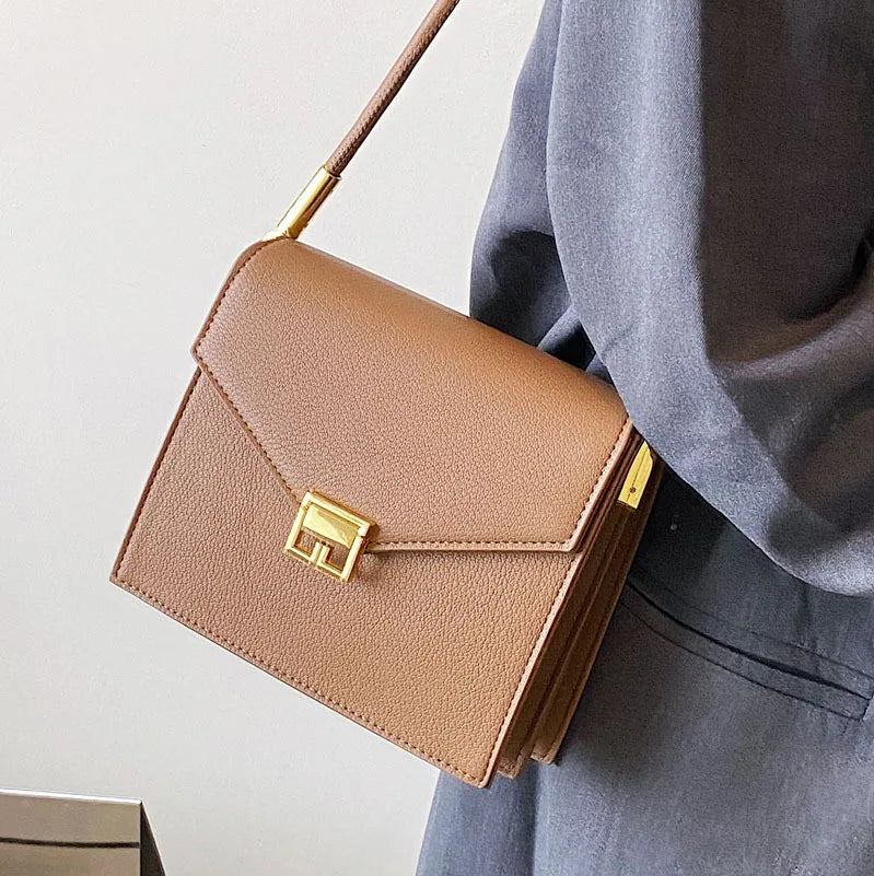 Vintage Small Square Crossbody Bag Women's Handbag