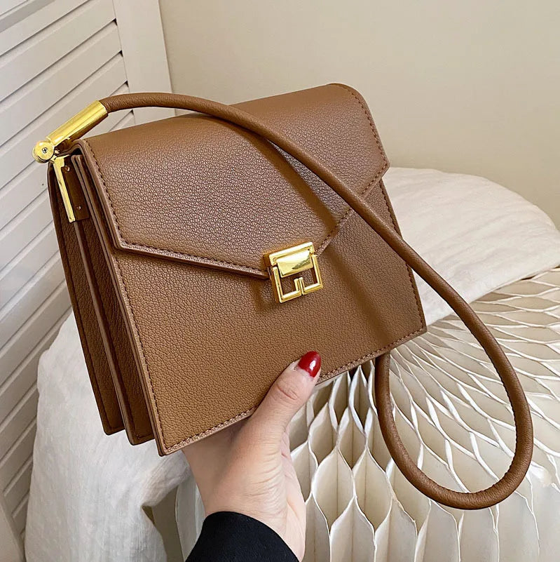 Vintage Small Square Crossbody Bag Women's Handbag