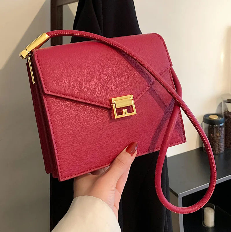 Vintage Small Square Crossbody Bag Women's Handbag