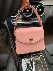 Small Square Messenger Bag for Women Ladies Top-handle Crossbody Bag