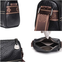 Vintage Soft Leather Women Shoulder Crossbody Bags Solid Leather Ladies Handbags