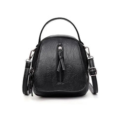 Vintage Soft Leather Shoulder Bags for Women Large Capacity Female Handbag