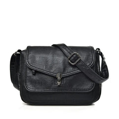 Vintage Leather Women Shoulder Bags Small Crossbody